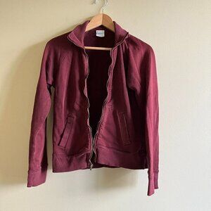 Columbia Full Zip‎ Up Jacket Burgundy Athletic Womens Size S Pockets